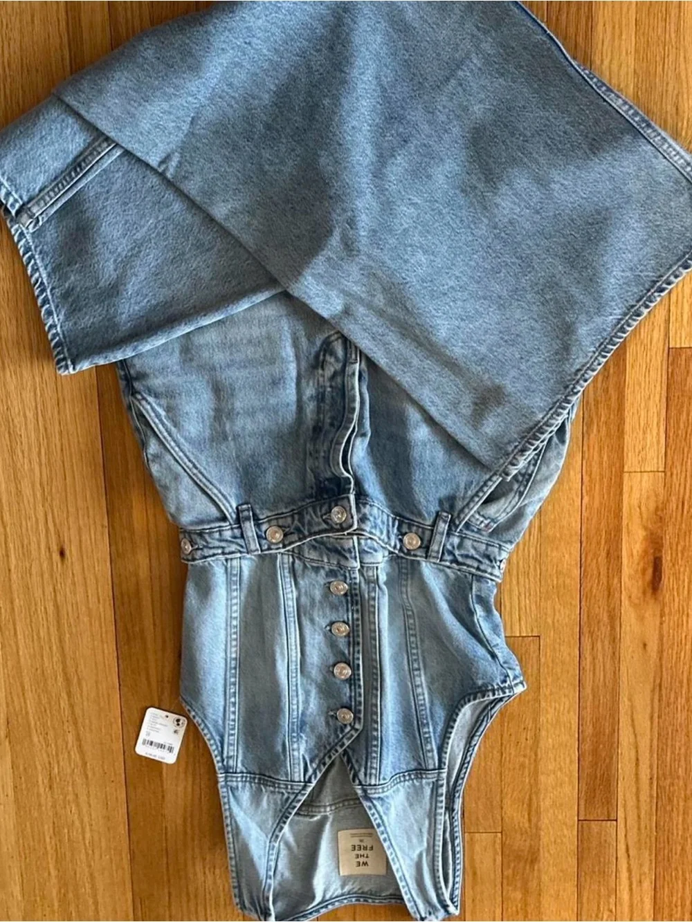 Free People We The Free Better Together Convertible Jumpsuit NWT - Picture 4 of 4